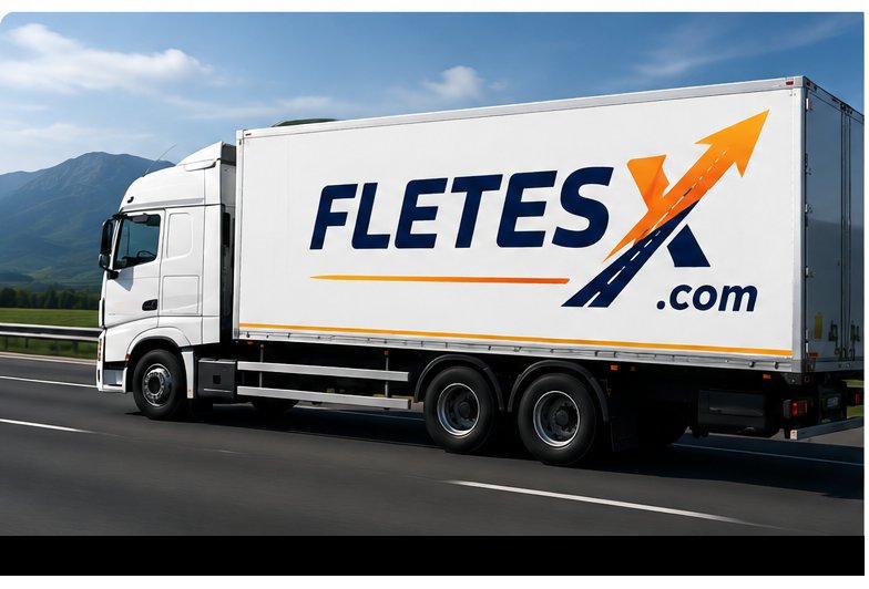 Camión FletesX en ruta